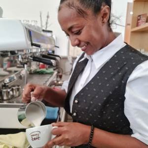 Baristabar Baywa, Hana Joseph, das liebt sie an ihrem Job