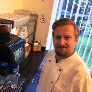 GenussZeit Betriebsgastronomie, Betriebsleiter GE Healthcare, Sebastian Seidel, Kaffee ist unverzichtbar